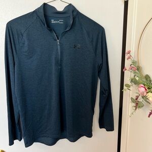 Under Armour Navy Blue Thin / Lightweight Quarterzip